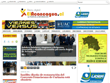 Tablet Screenshot of elaconcagua.cl